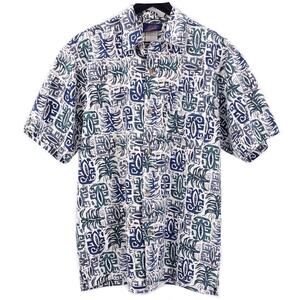 90s tropical print camp shirt 1990s vintage